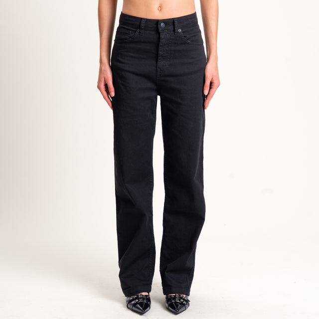 Vicolo-Jeans KATE straight fit high rise cropped - nero