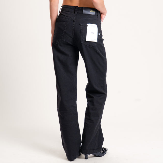 Vicolo-Jeans KATE straight fit high rise cropped - nero