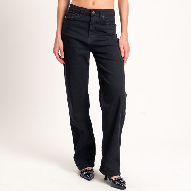 Vicolo-Jeans KATE straight fit high rise cropped - nero