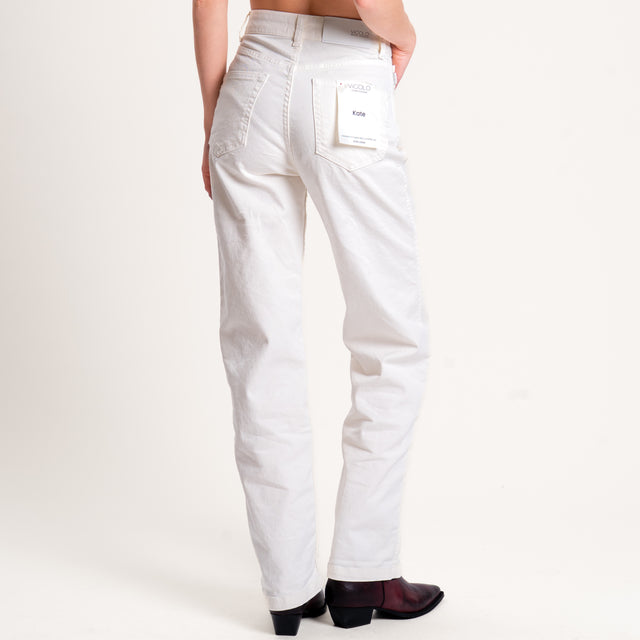 Vicolo-Jeans KATE straight fit high rise cropped - offwhite