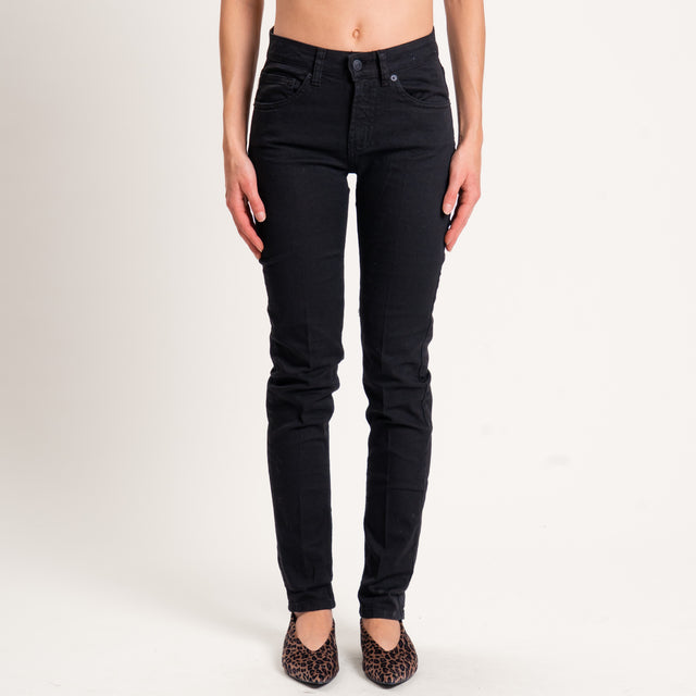 Vicolo-Jeans DAISY slim fit mid rise cropped leg - nero