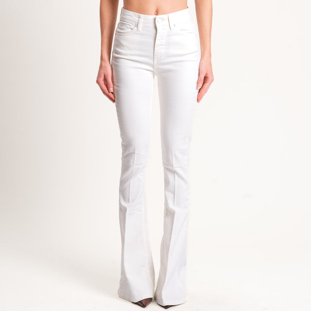 Vicolo-Jeans GISELE slim fit mid rise flare leg - offwhite