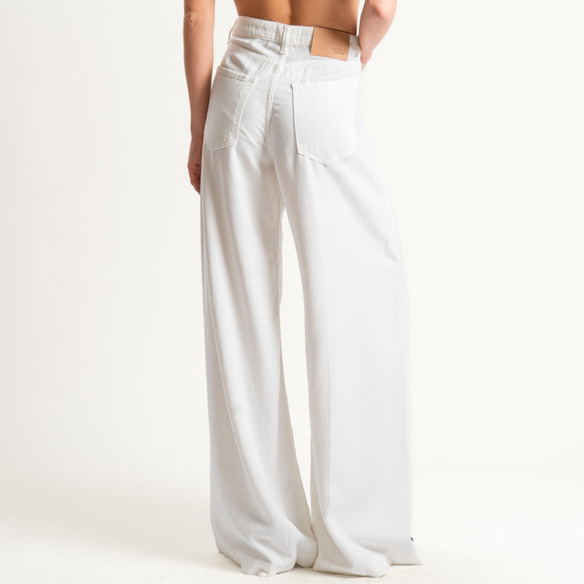 Vicolo- Pantalone MADISON wide leg fit - burro