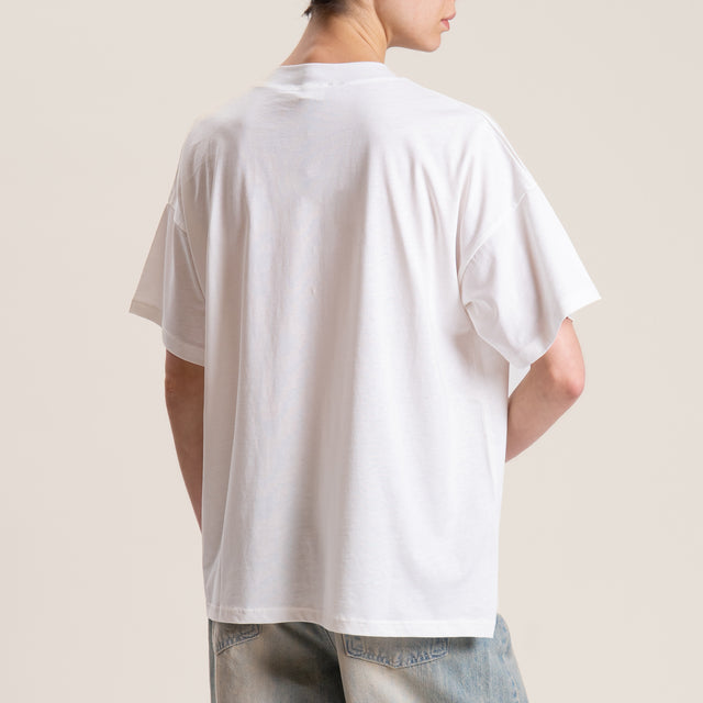 Vicolo-T-shirt "TRE'S CHIC" - bianco/nero