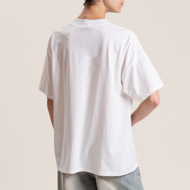 Vicolo-T-shirt "TRE'S CHIC" - bianco/rosa