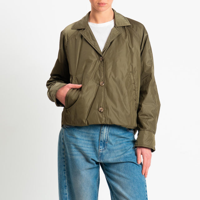 Vicolo-Giacca 100 grammi con tasche - militare