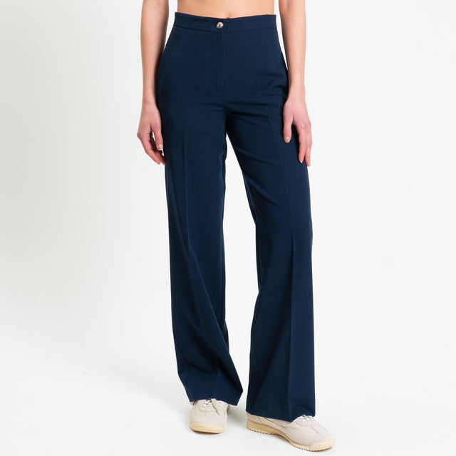 Vicolo-Pantalone straight fit - blu