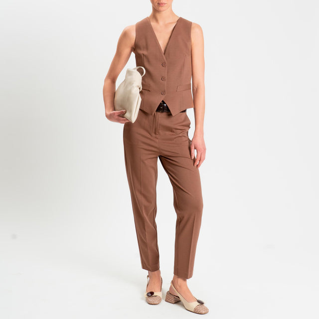 Vicolo-Pantalone punto milano elastico dietro - cookie