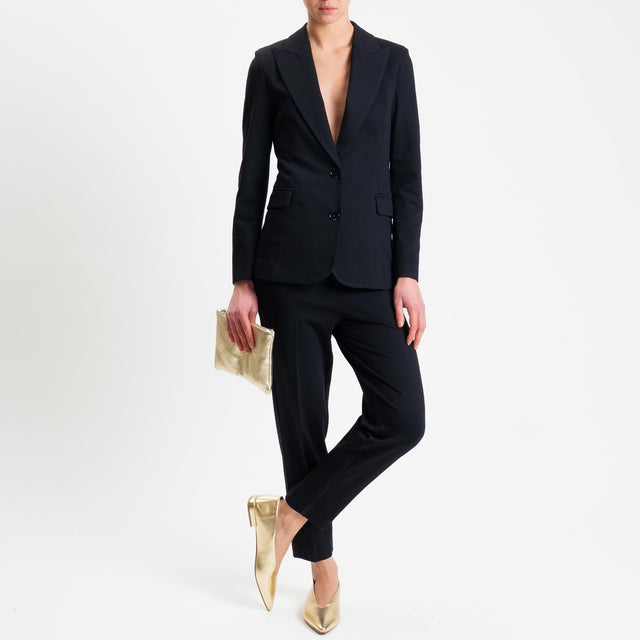 Vicolo-Giacca punto milano slim fit - nero