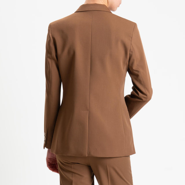 Vicolo-Giacca un bottone spacco dietro - tabacco