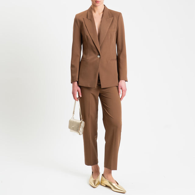 Vicolo-Pantalone straight fit - tabacco