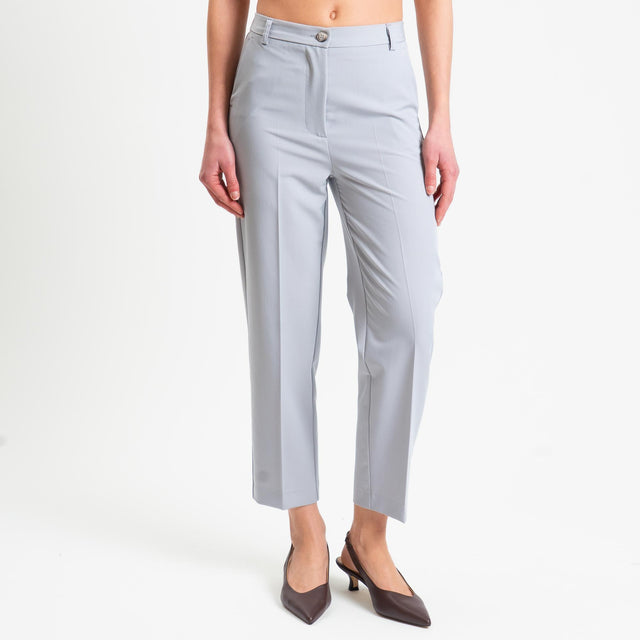 Vicolo-Pantalone con elastico dietro - perla