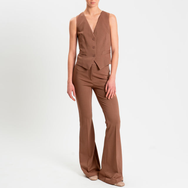 Vicolo-Pantalone bootcut punto milano - cookie