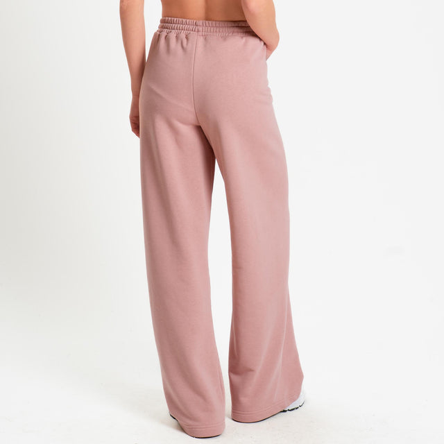 Vicolo-Pantalone in felpa con coulisse - rosa