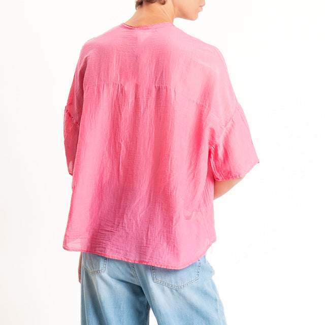 Vicolo-Camicia mussola collo coreana - bubble