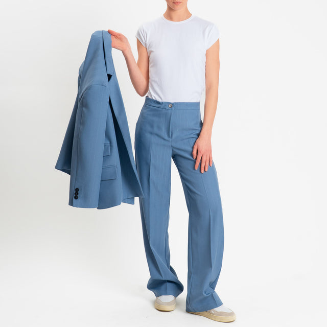 Vicolo-Pantalone gessato - carta da zucchero