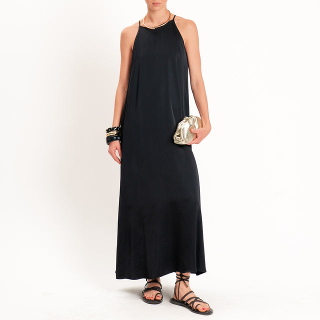 Vicolo-Abito vogatore in satin - nero