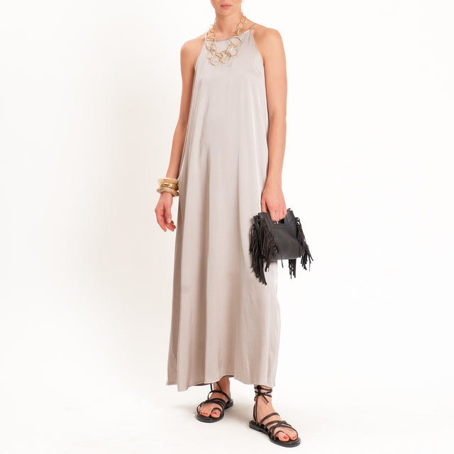 Vicolo-Abito vogatore in satin - taupe