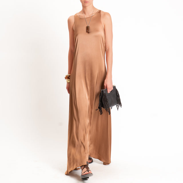 Vicolo-Abito vogatore in satin - bronzo