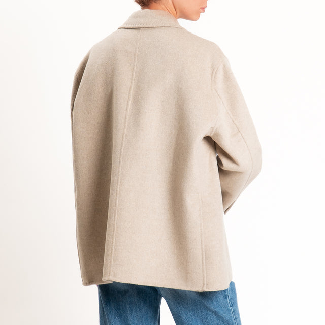 Vicolo-Giacca HAND MADE due bottoni - tortora