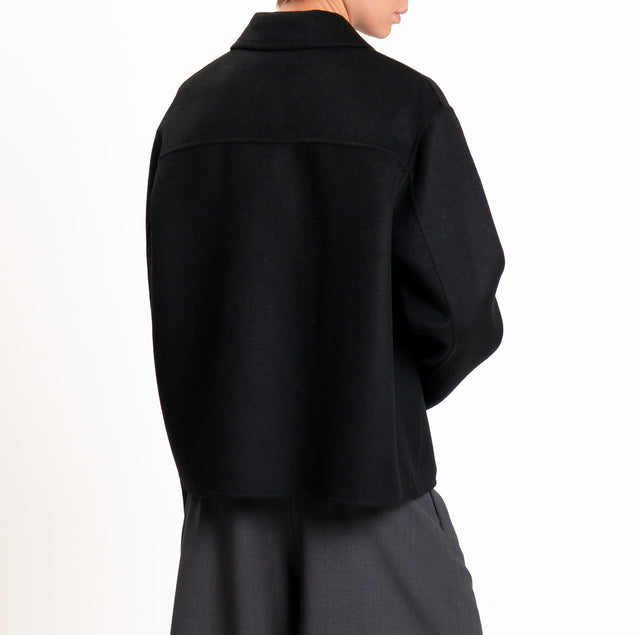 Vicolo-Giacca HAND MADE con tasche - nero