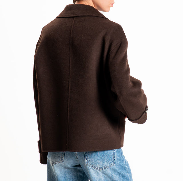 Vicolo-Giacca HAND MADE con gilet removibile - cioccolato