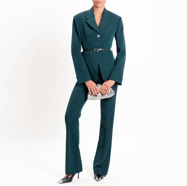Vicolo-Giacca slim fit con spalline - verde