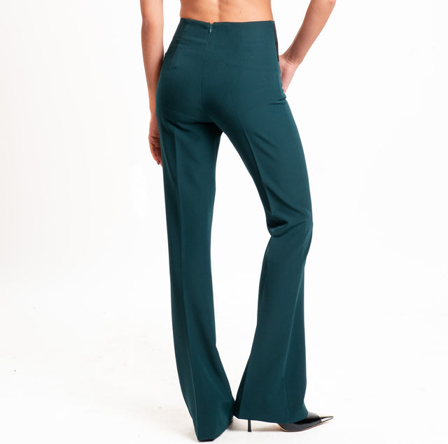 Vicolo-Pantalone bootcut - verde