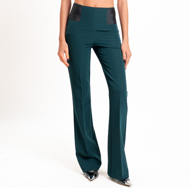 Vicolo-Pantalone bootcut - verde