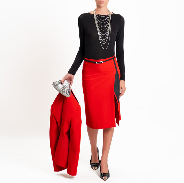 Vicolo-Gonna portafoglio - rosso