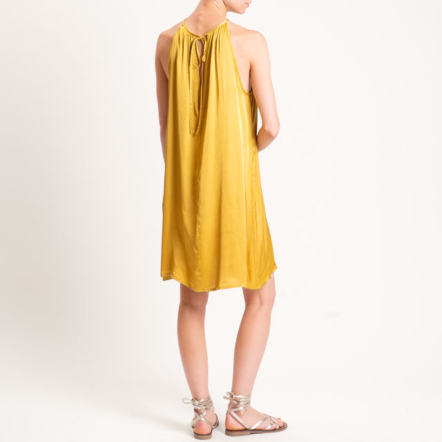 Vicolo-Abito vogatore satin - Senape