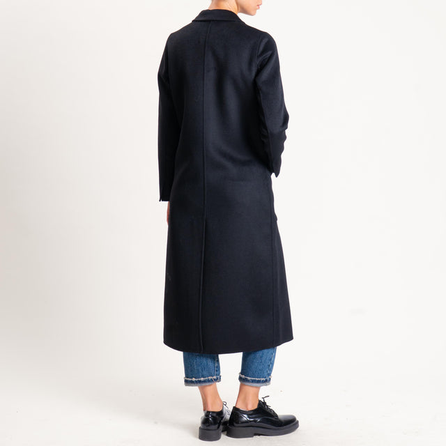 Vicolo-Cappotto hand made misto lana - nero