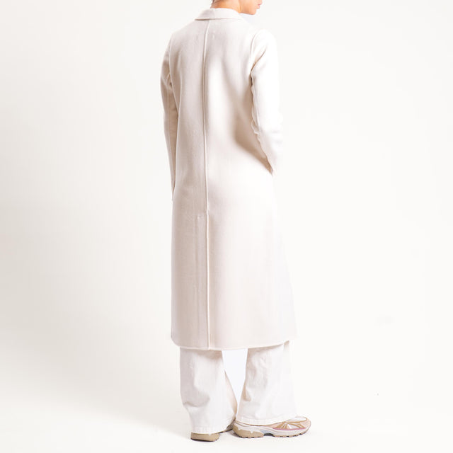 Vicolo-Cappotto HAND MADE misto lana - burro