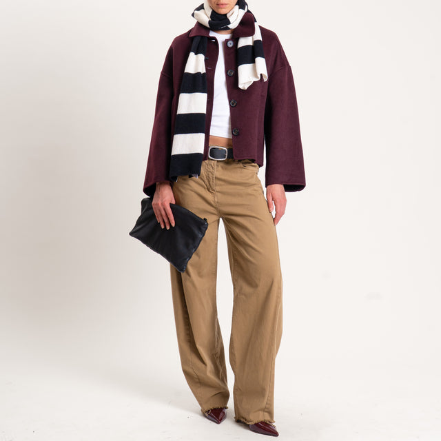 Vicolo-Giacca hand made misto lana - Bordeaux
