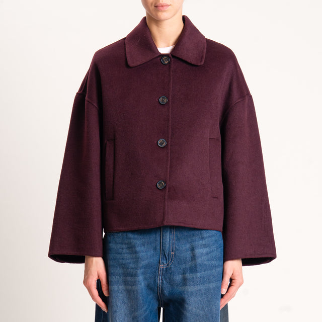 Vicolo-Giacca hand made misto lana - Bordeaux