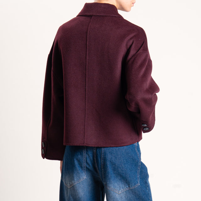 Vicolo-Giacca hand made misto lana - Bordeaux
