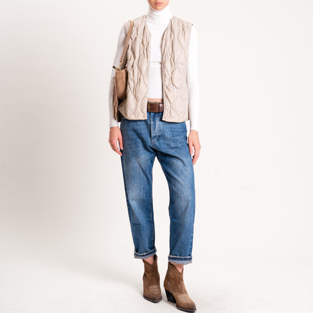 Vicolo-Gilet trapuntato 100 grammi - mastice