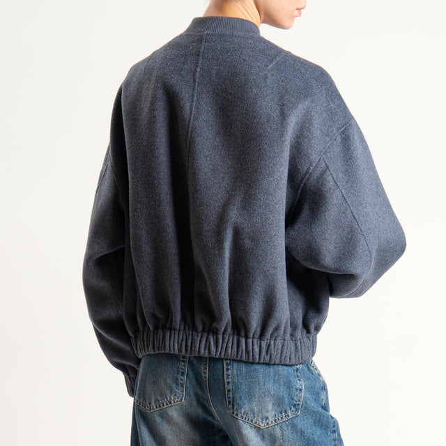Vicolo- Bomber in velour - antracite