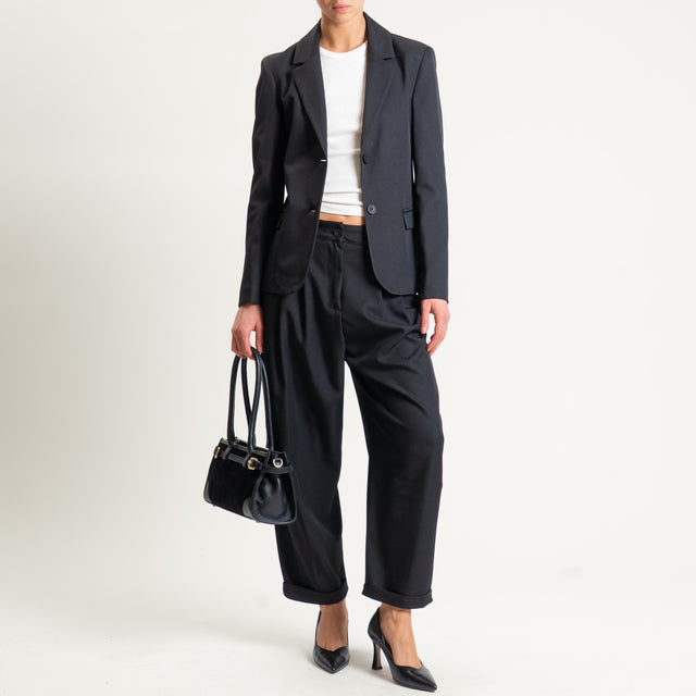Vicolo- Pantalone con pinces - nero