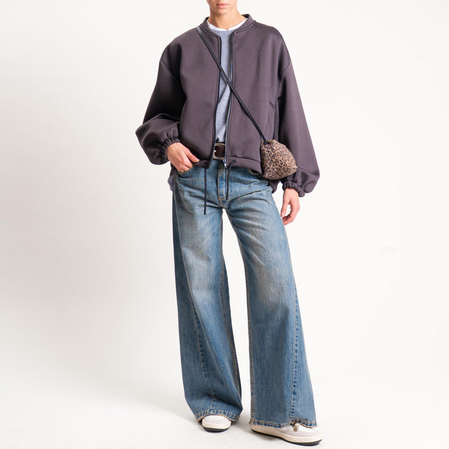 Vicolo-Bomber neoprene - moro