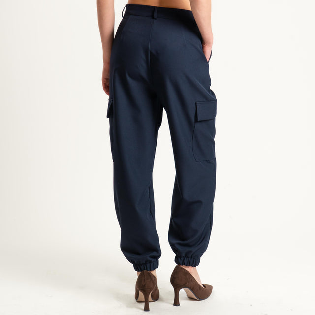Vicolo-Pantalone cargo - blu
