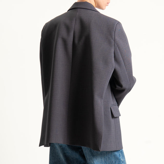 Vicolo-Giacca chiusura asimmetrica - grigio