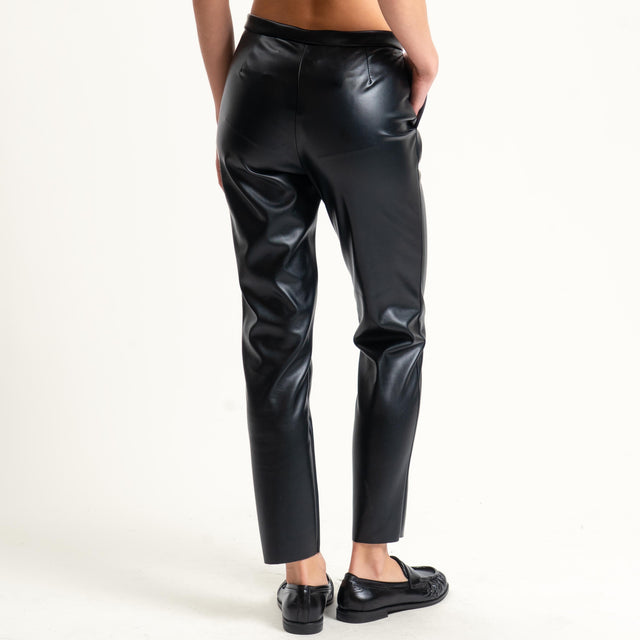 Vicolo-Pantalone similpelle slim fit - Nero