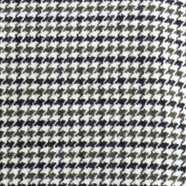 Vicolo-Giacca fantasia misto lana con spille - pied de poule latte/militare/nero