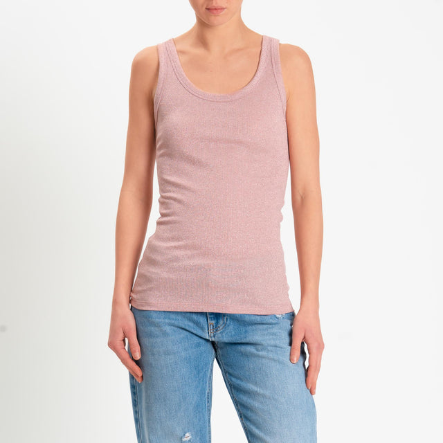 Vicolo-Top in lurex - peony