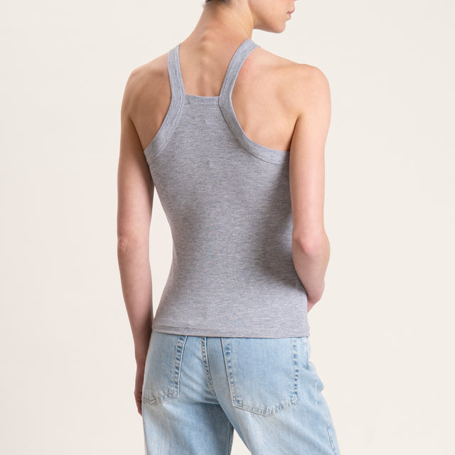 Vicolo-Top a costine - grigio
