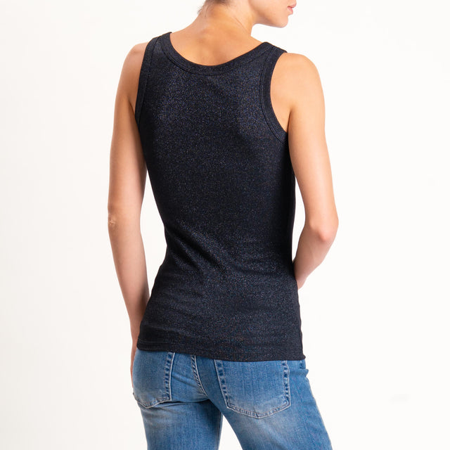 Vicolo-Top lurex - nero