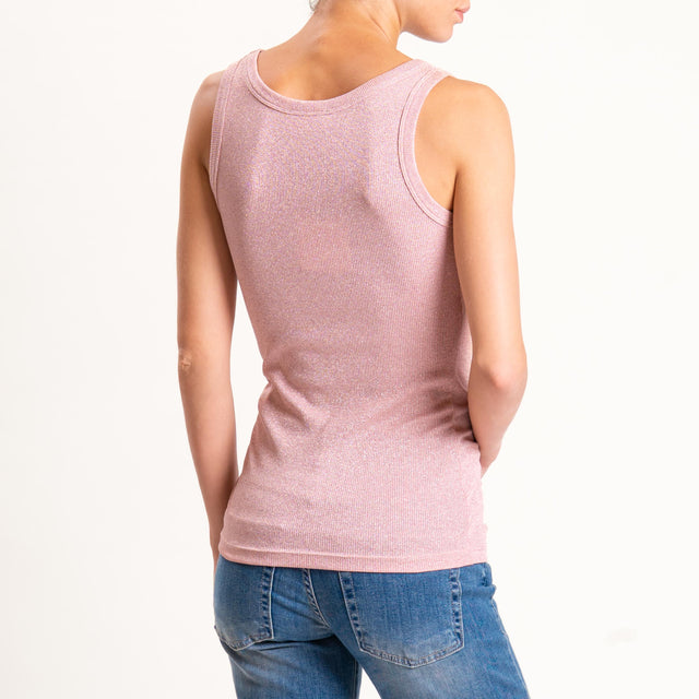 Vicolo-Top lurex - pink