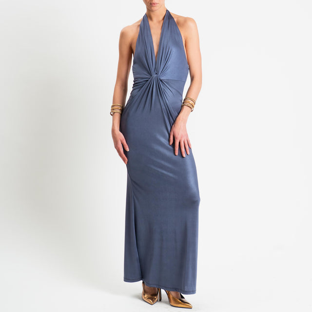 Vicolo-Abito marilyn in jersey - piombo