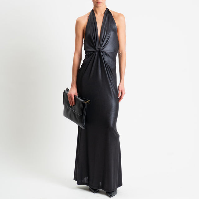 Vicolo-Abito marilyn in jersey - nero